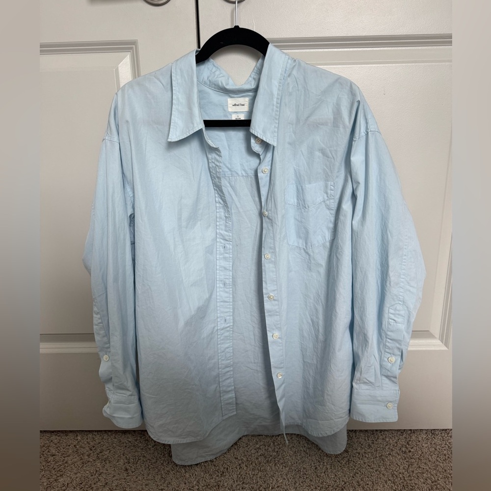 Aritzia Relaxed Cotton Button Down